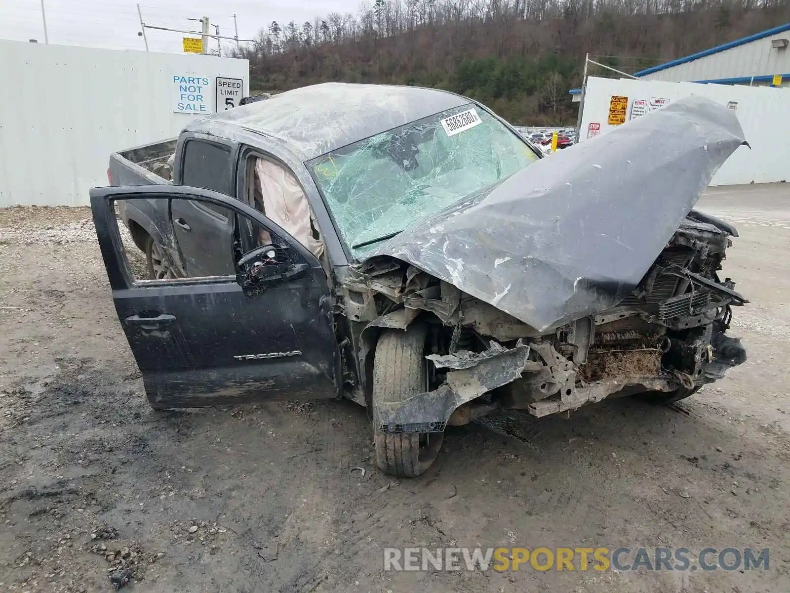 1 Photograph of a damaged car 5TFCZ5AN4KX172200 TOYOTA TACOMA 2019