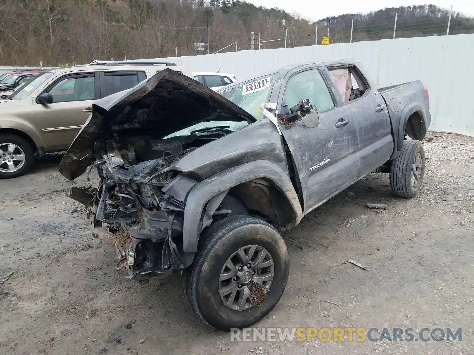 2 Photograph of a damaged car 5TFCZ5AN4KX172200 TOYOTA TACOMA 2019