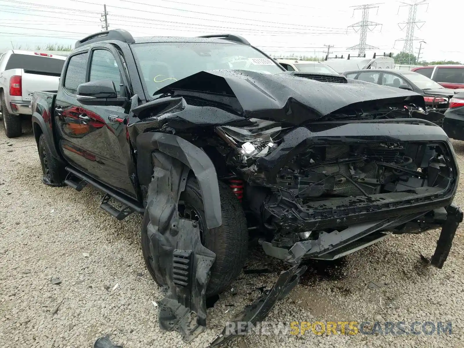 1 Photograph of a damaged car 5TFCZ5AN4KX175338 TOYOTA TACOMA 2019