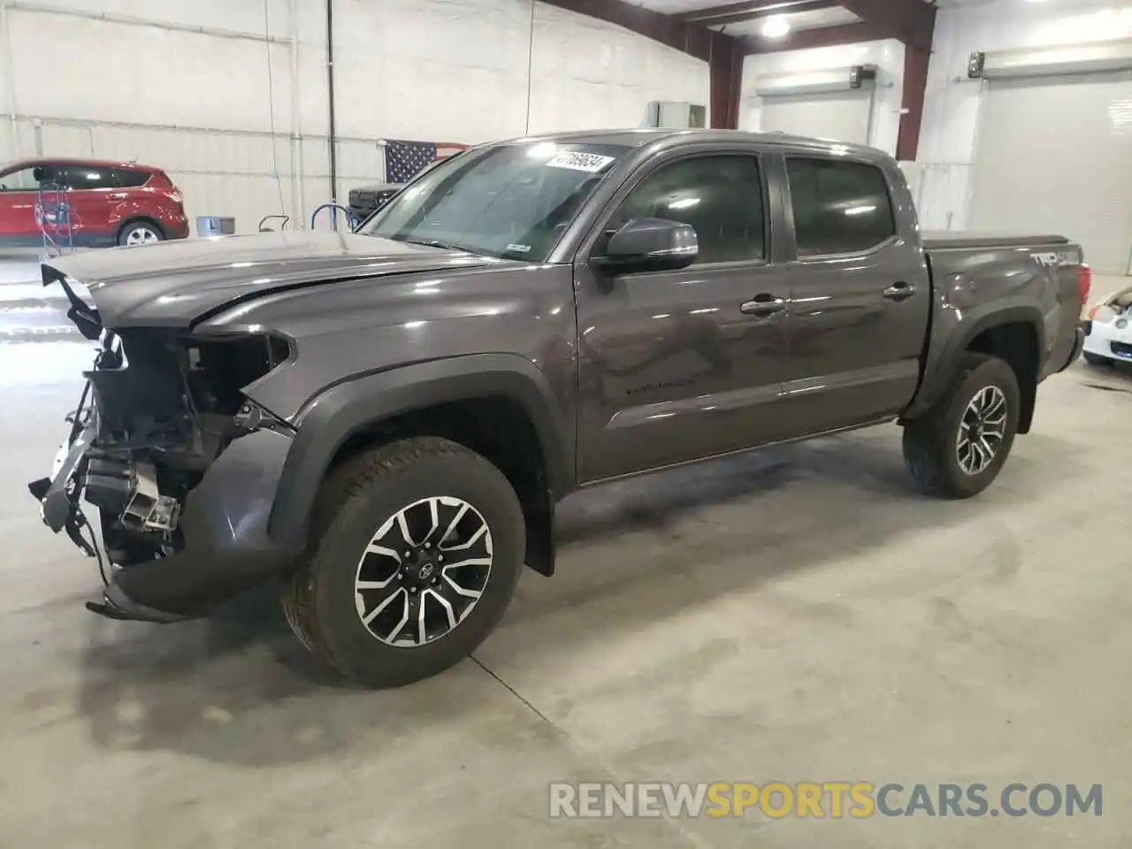 1 Photograph of a damaged car 5TFCZ5AN4KX177123 TOYOTA TACOMA 2019