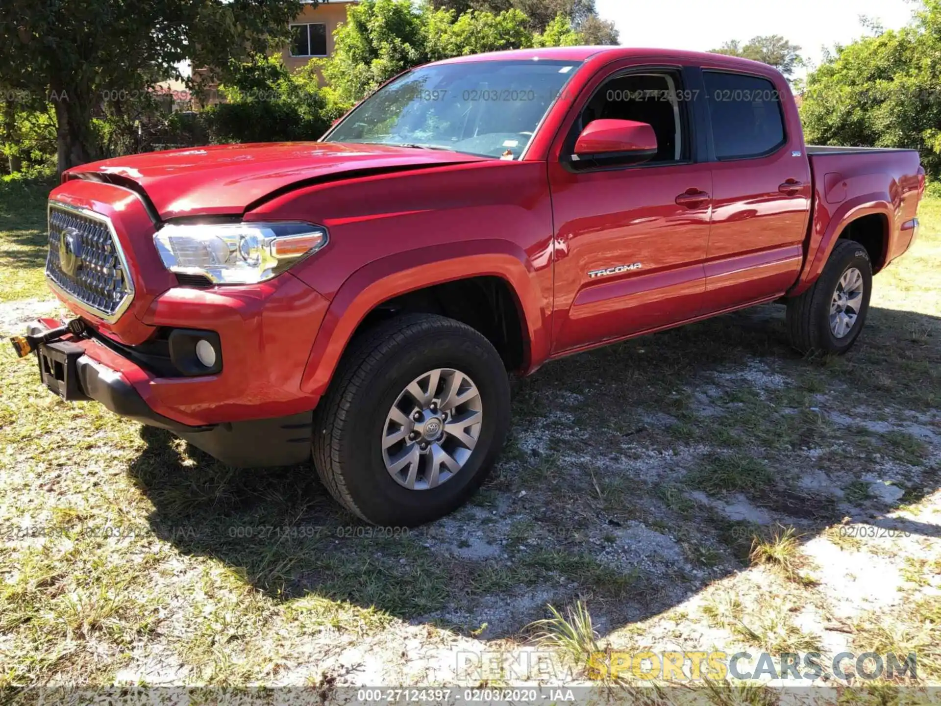 2 Photograph of a damaged car 5TFCZ5AN4KX179521 TOYOTA TACOMA 2019