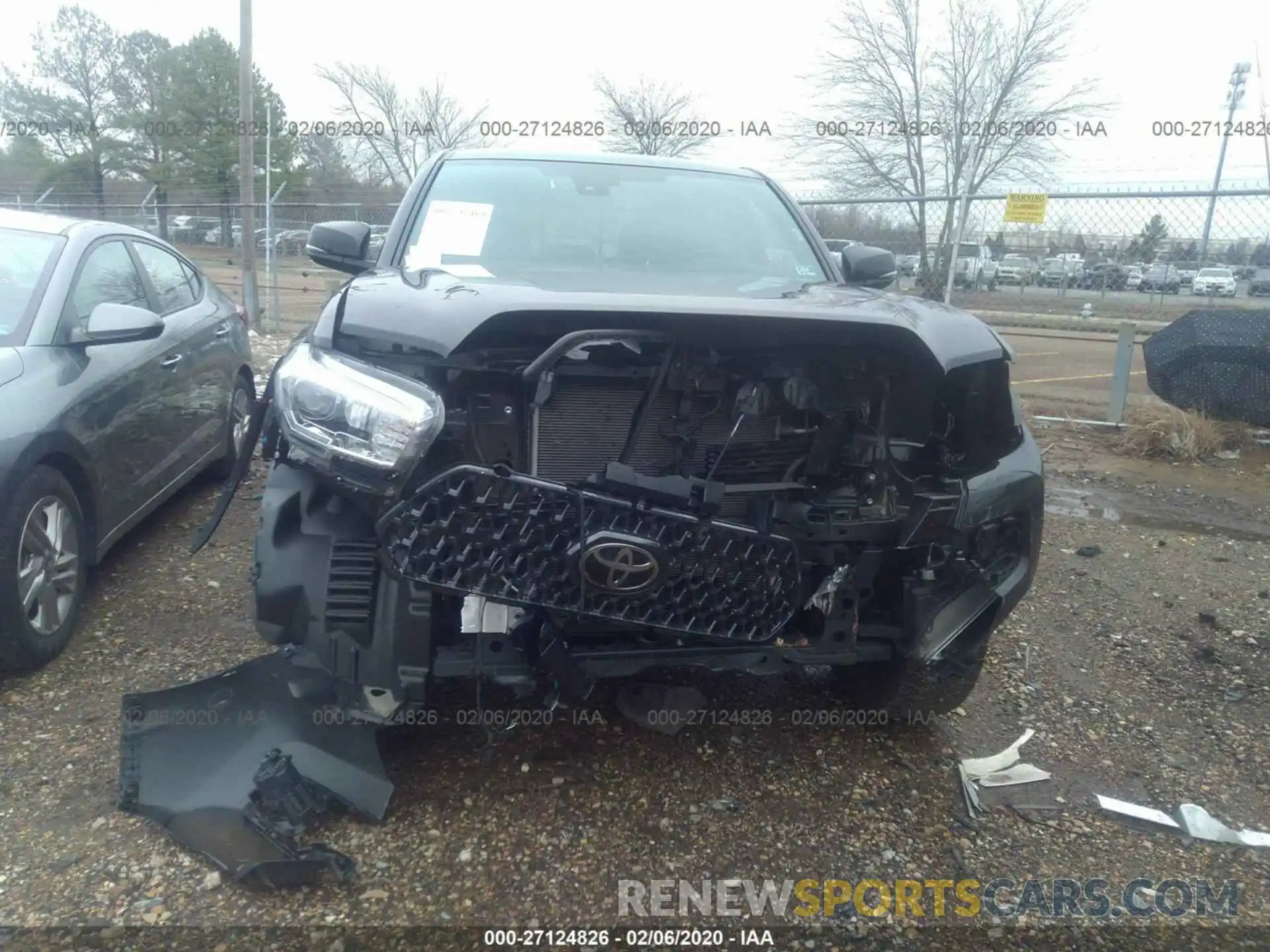 6 Photograph of a damaged car 5TFCZ5AN4KX190373 TOYOTA TACOMA 2019