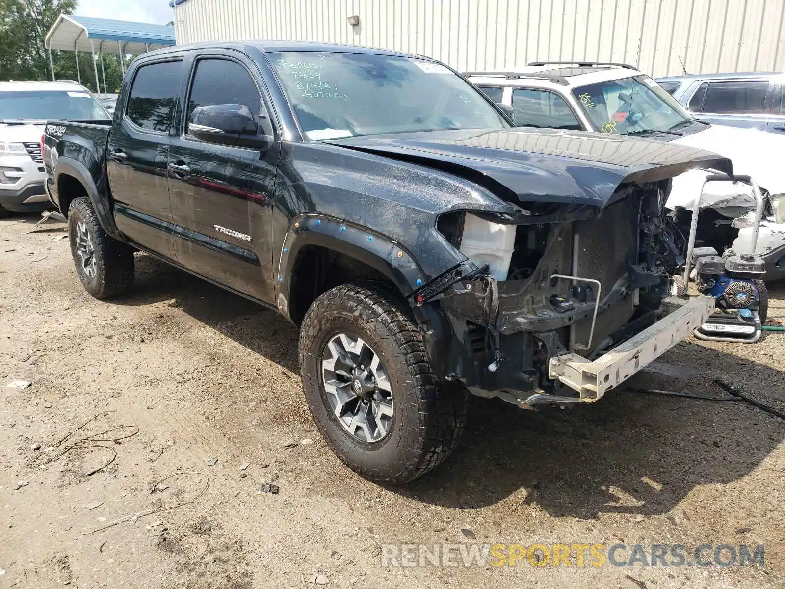 1 Photograph of a damaged car 5TFCZ5AN4KX190695 TOYOTA TACOMA 2019