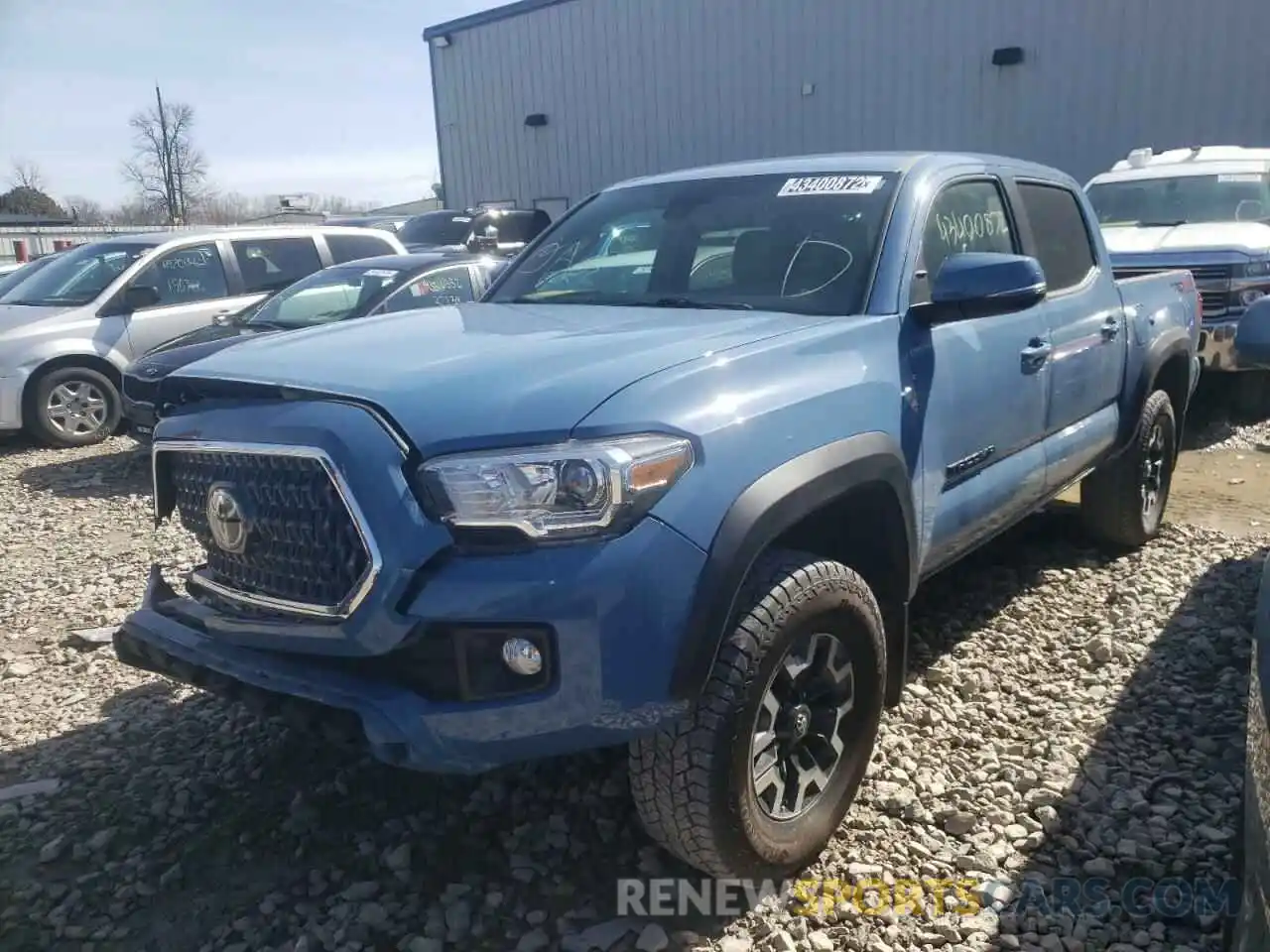 2 Photograph of a damaged car 5TFCZ5AN4KX196318 TOYOTA TACOMA 2019