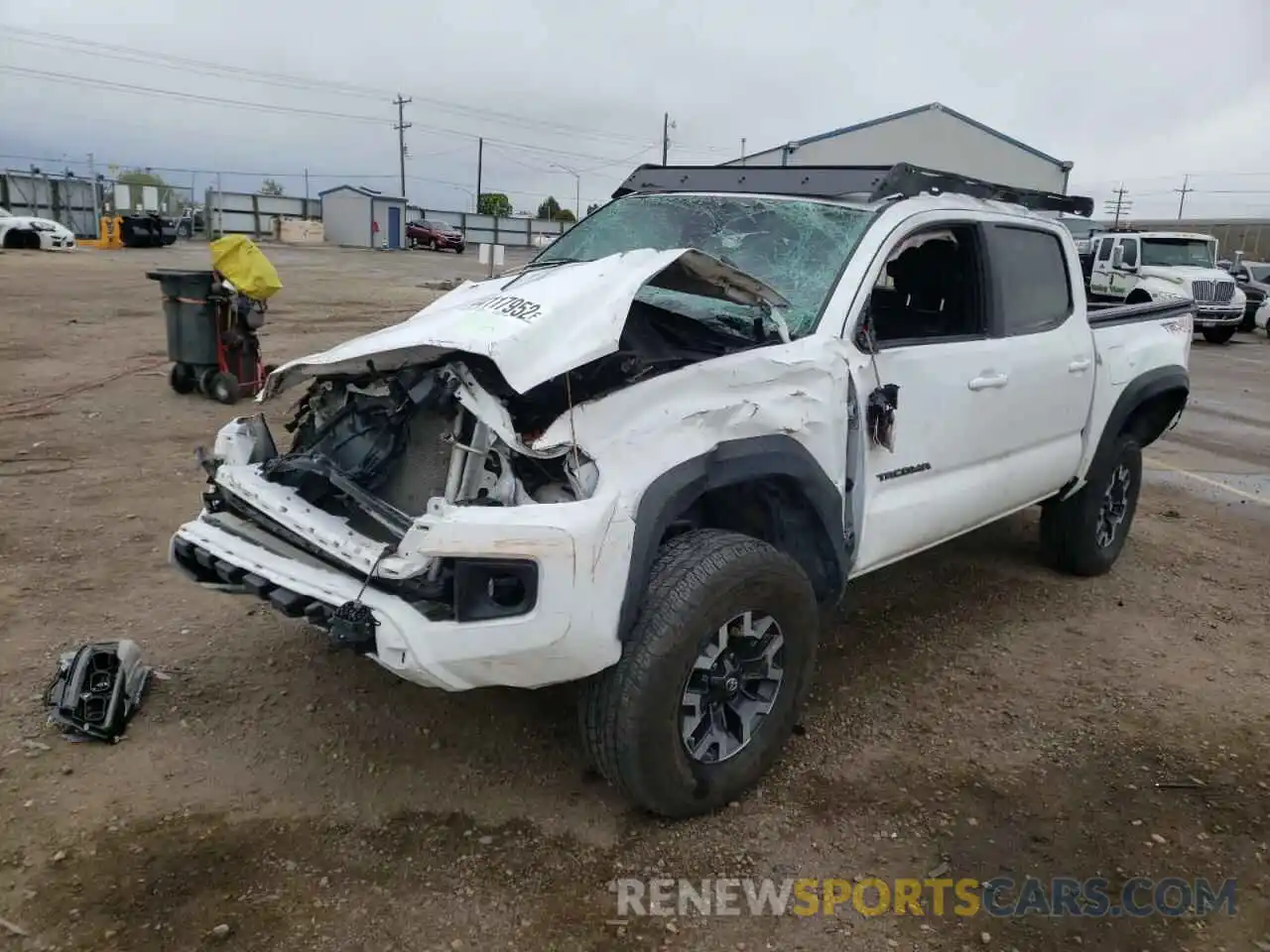 2 Photograph of a damaged car 5TFCZ5AN4KX201114 TOYOTA TACOMA 2019