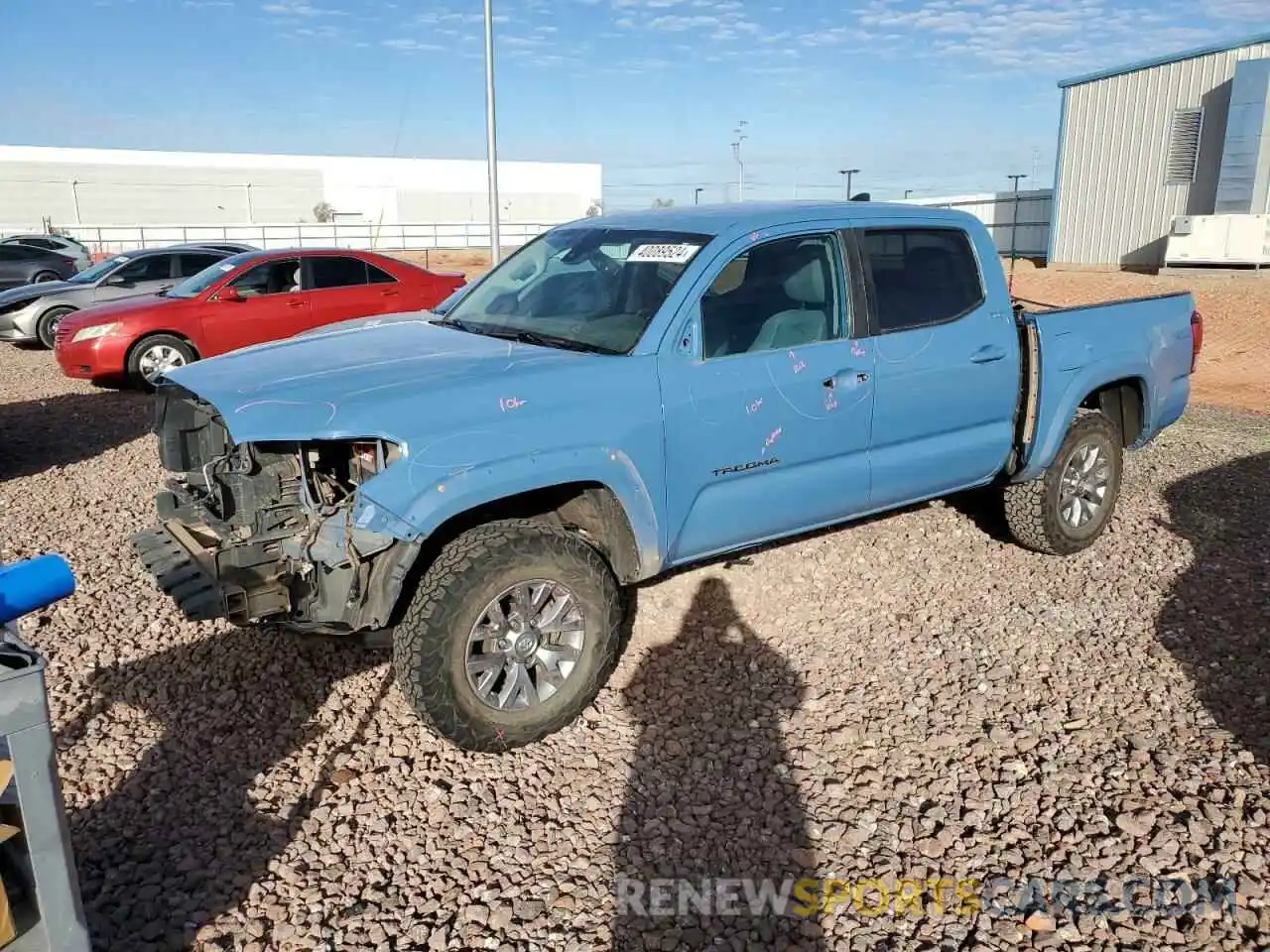 1 Photograph of a damaged car 5TFCZ5AN5KX172609 TOYOTA TACOMA 2019