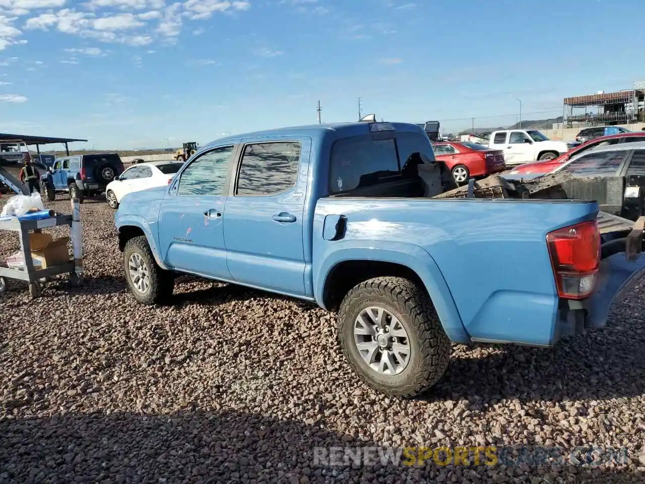 2 Photograph of a damaged car 5TFCZ5AN5KX172609 TOYOTA TACOMA 2019