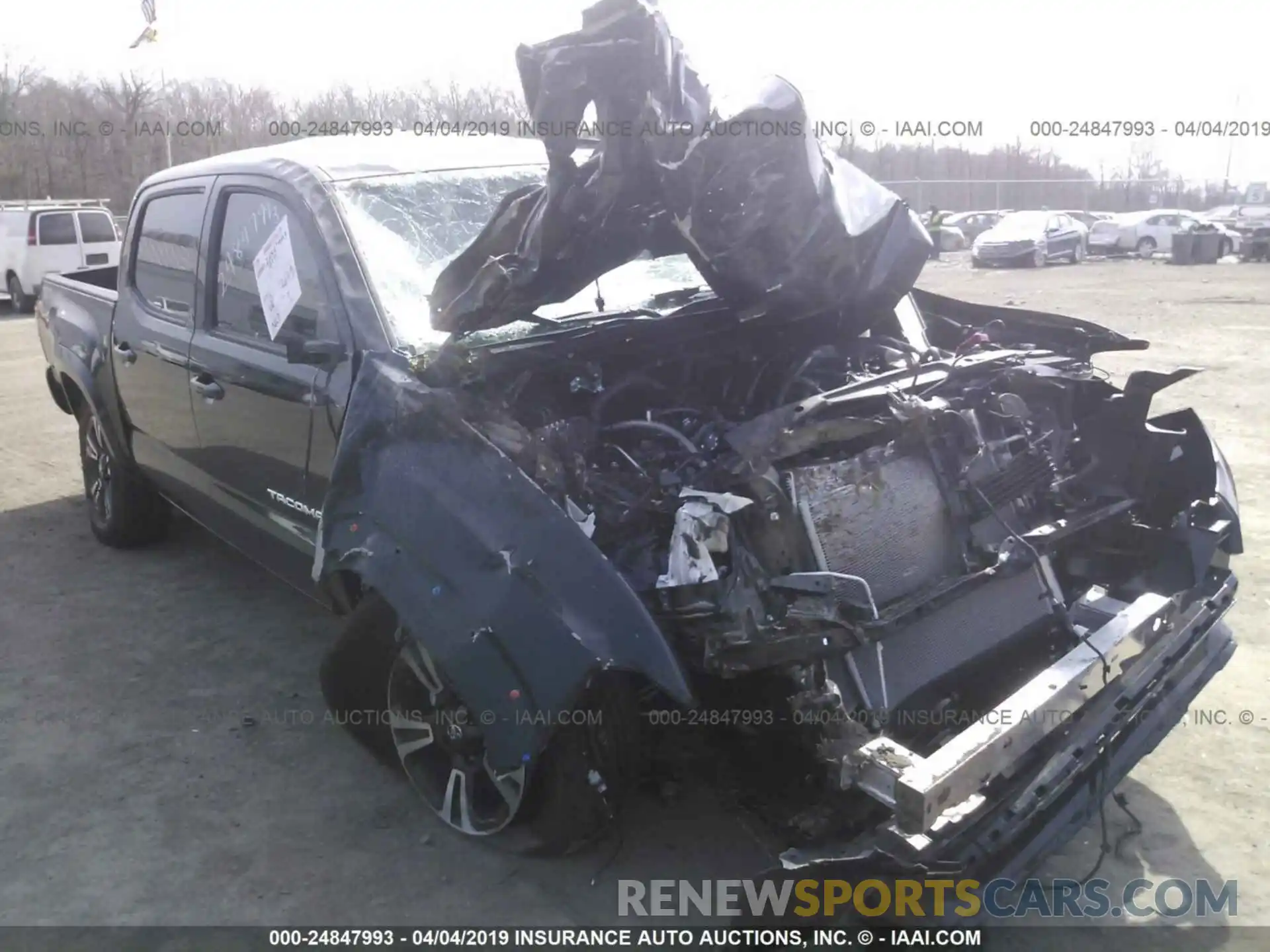 1 Photograph of a damaged car 5TFCZ5AN5KX173971 TOYOTA TACOMA 2019