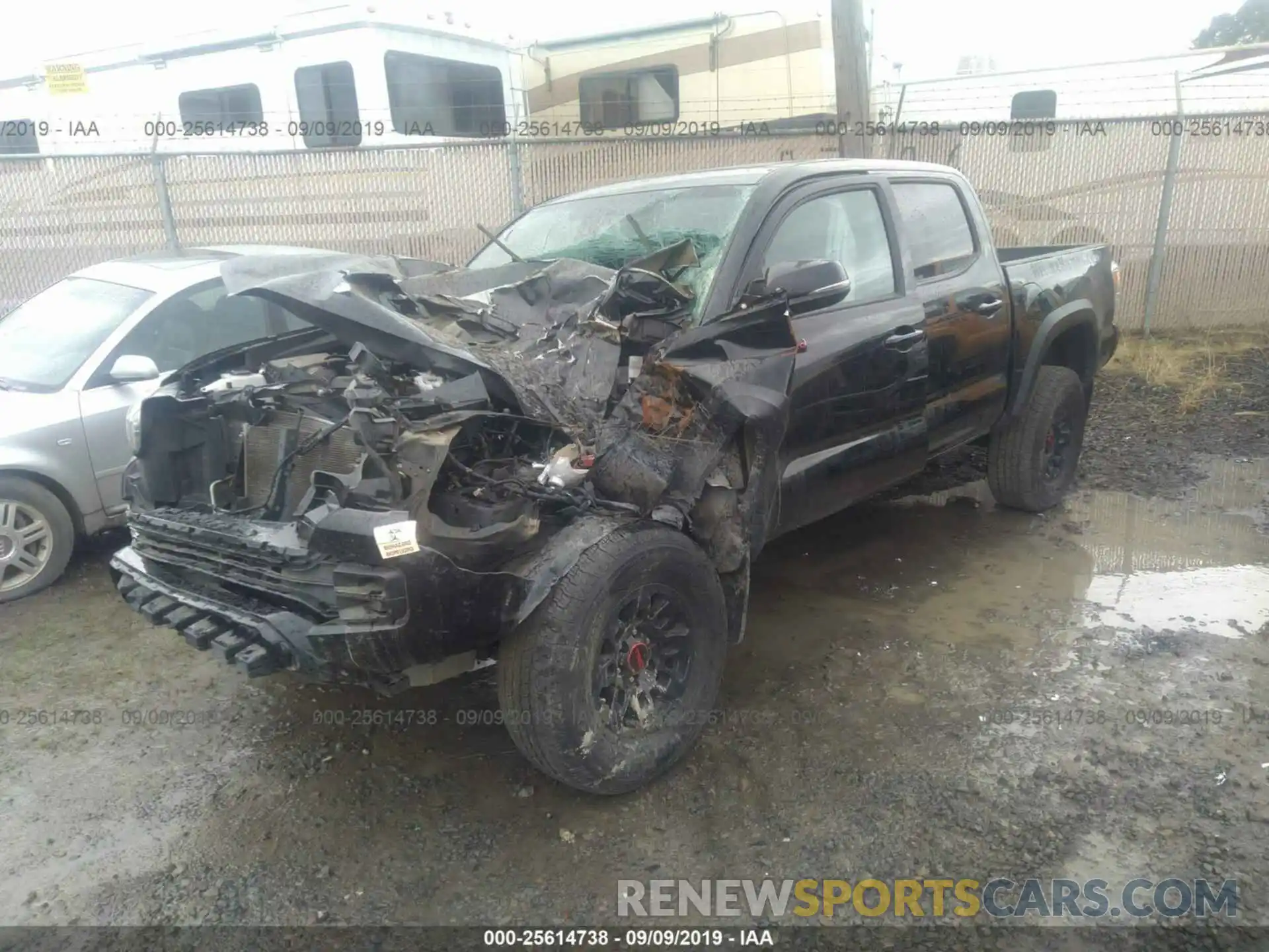 2 Photograph of a damaged car 5TFCZ5AN5KX174327 TOYOTA TACOMA 2019