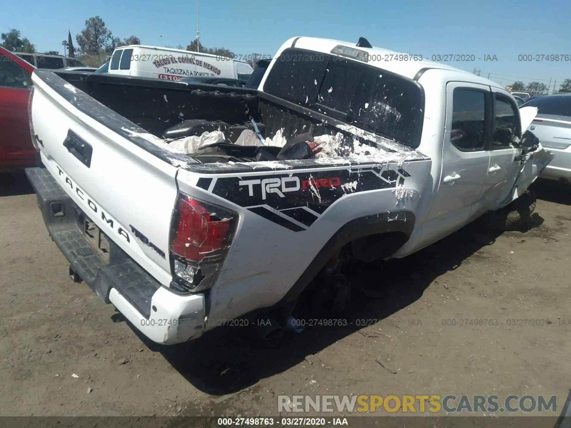 4 Photograph of a damaged car 5TFCZ5AN5KX174568 TOYOTA TACOMA 2019