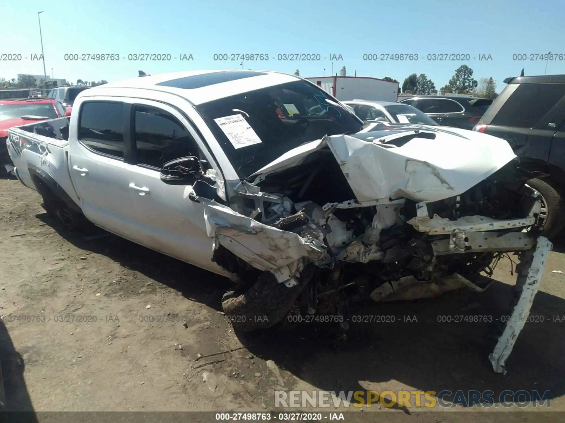 6 Photograph of a damaged car 5TFCZ5AN5KX174568 TOYOTA TACOMA 2019