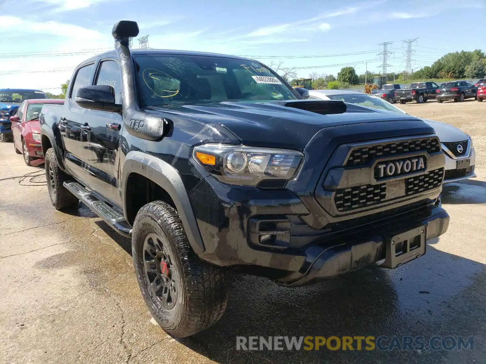 1 Photograph of a damaged car 5TFCZ5AN5KX177602 TOYOTA TACOMA 2019