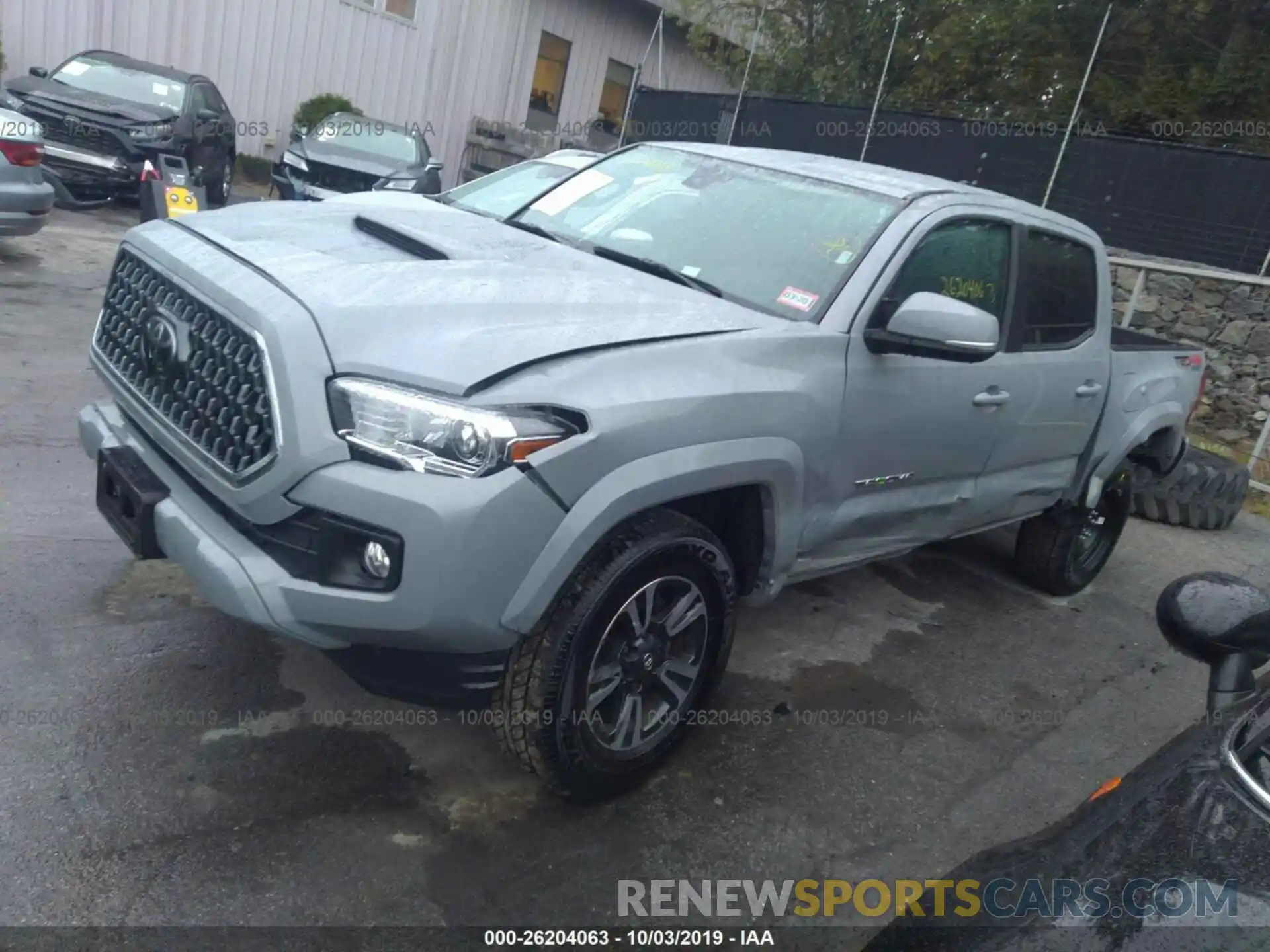 2 Photograph of a damaged car 5TFCZ5AN5KX177695 TOYOTA TACOMA 2019