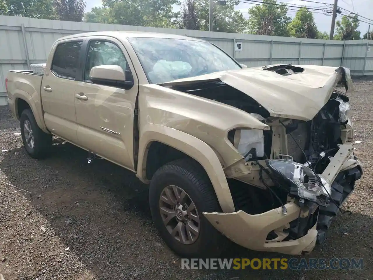 1 Photograph of a damaged car 5TFCZ5AN5KX179432 TOYOTA TACOMA 2019