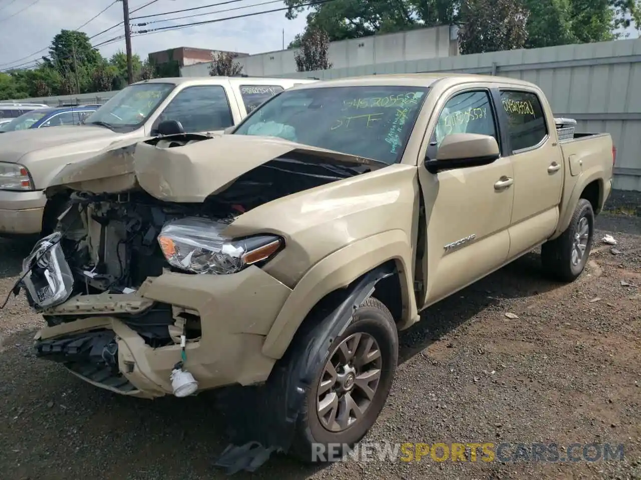 2 Photograph of a damaged car 5TFCZ5AN5KX179432 TOYOTA TACOMA 2019