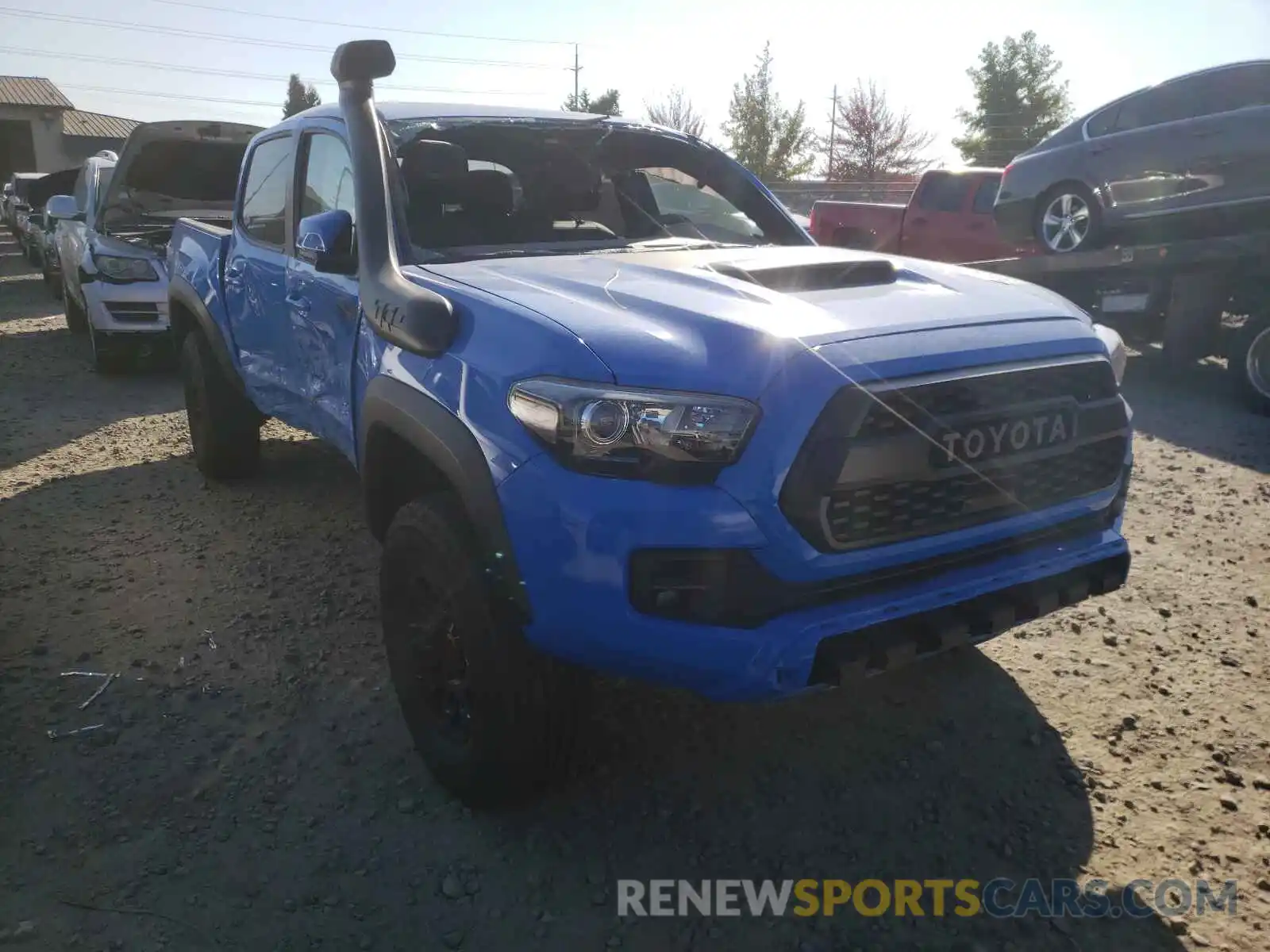 1 Photograph of a damaged car 5TFCZ5AN5KX181665 TOYOTA TACOMA 2019