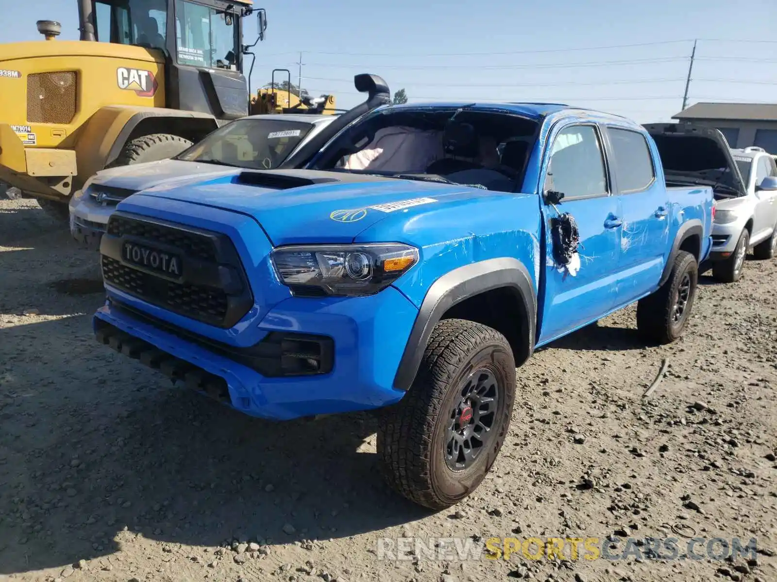 2 Photograph of a damaged car 5TFCZ5AN5KX181665 TOYOTA TACOMA 2019