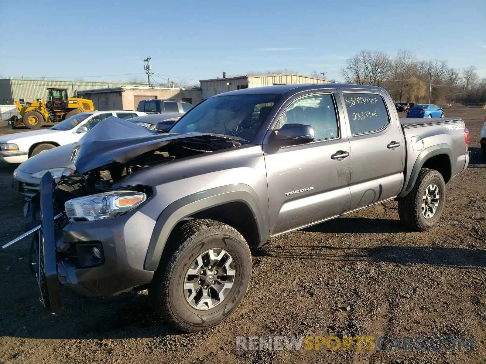 2 Photograph of a damaged car 5TFCZ5AN5KX187367 TOYOTA TACOMA 2019