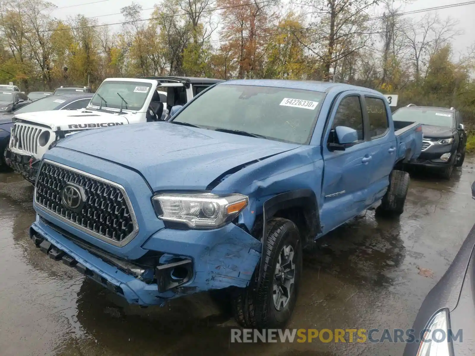 2 Photograph of a damaged car 5TFCZ5AN5KX188678 TOYOTA TACOMA 2019