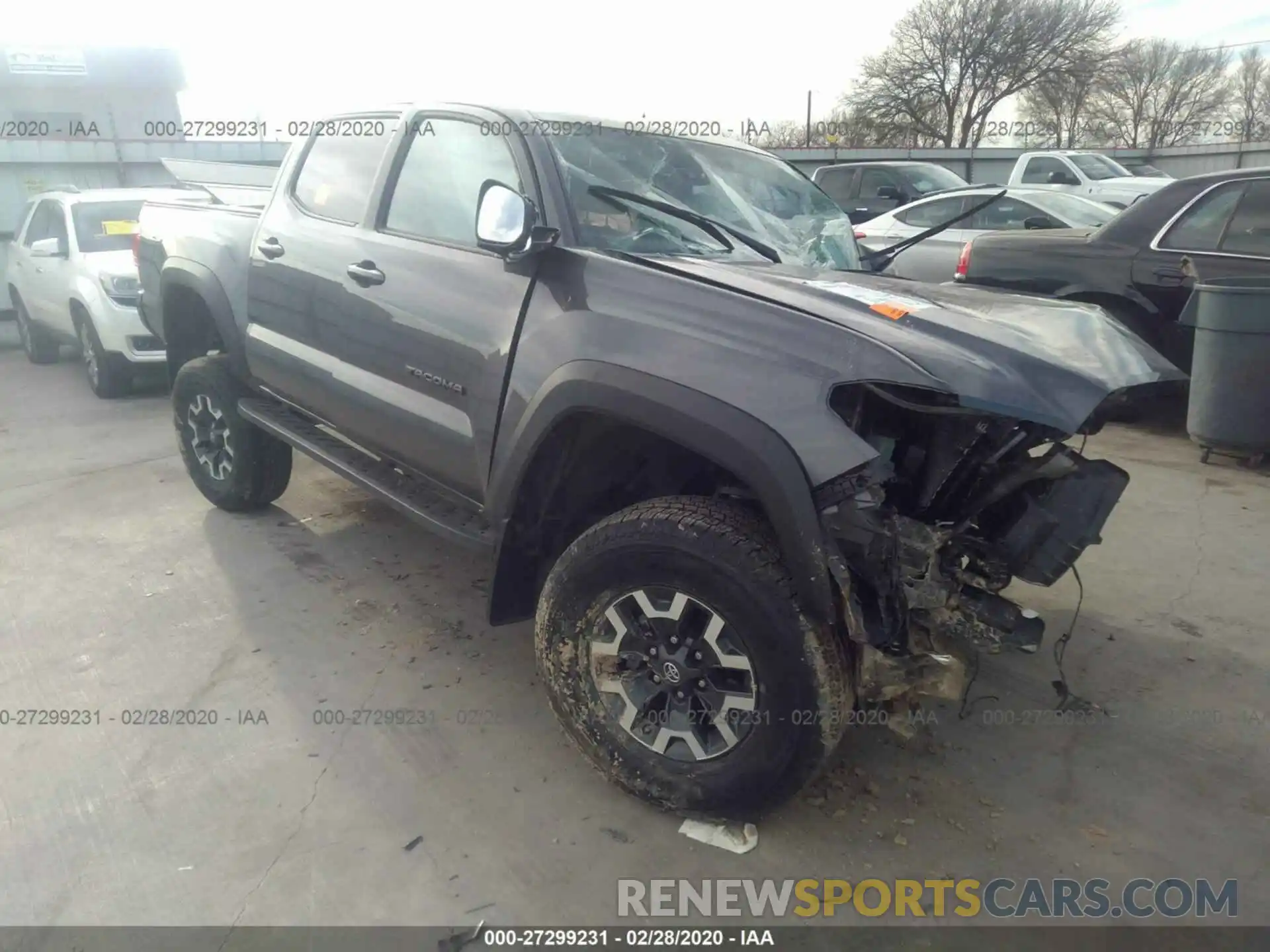 1 Photograph of a damaged car 5TFCZ5AN5KX189233 TOYOTA TACOMA 2019