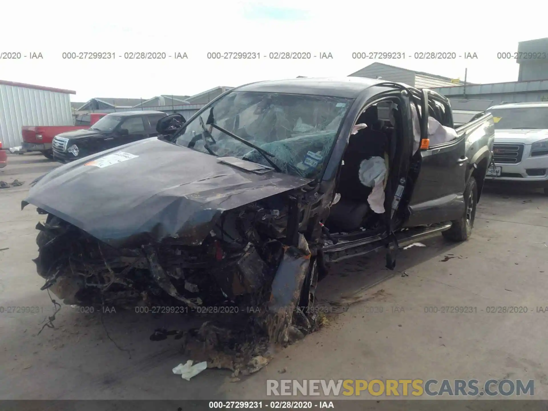 2 Photograph of a damaged car 5TFCZ5AN5KX189233 TOYOTA TACOMA 2019