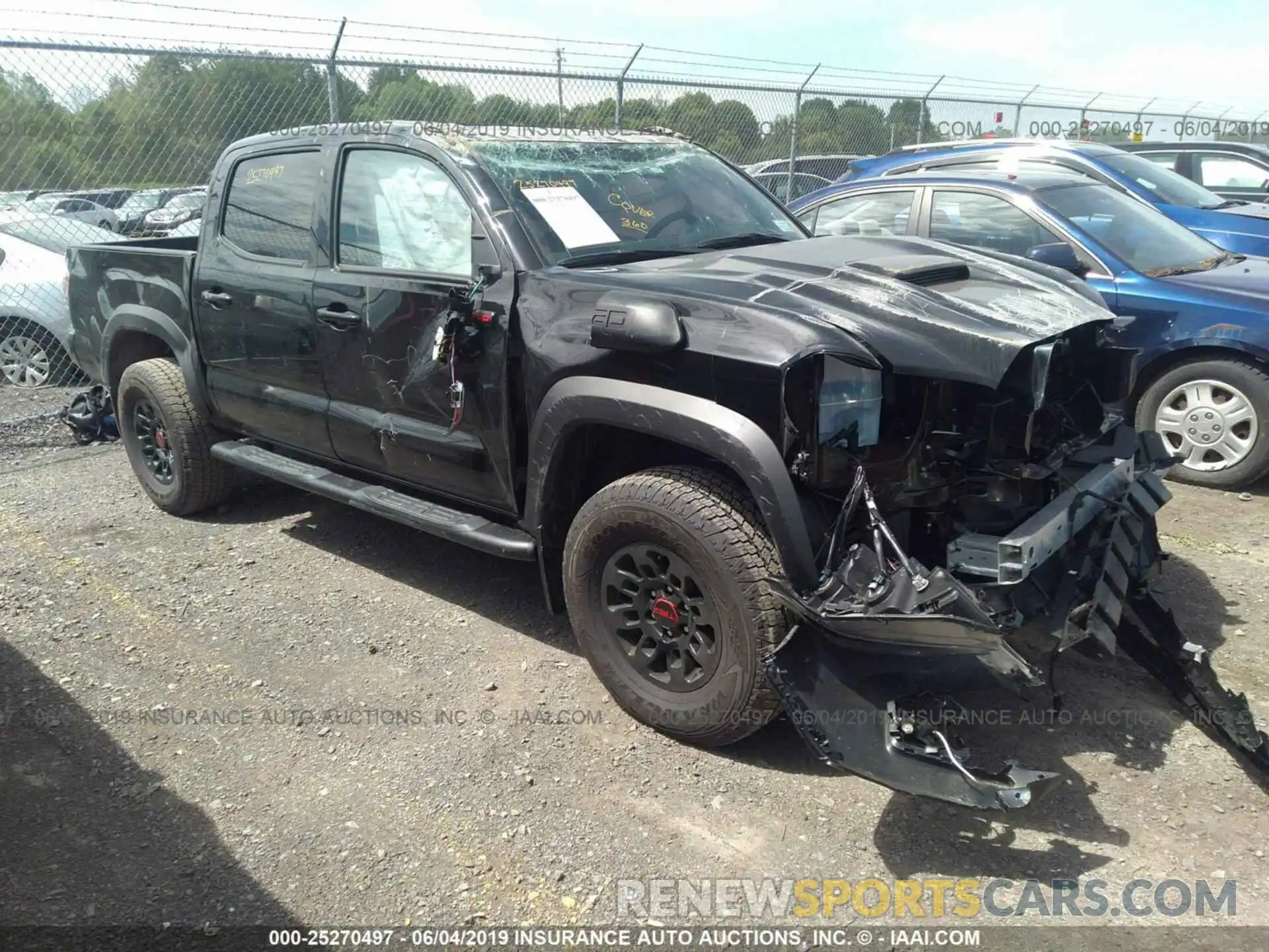 1 Photograph of a damaged car 5TFCZ5AN5KX189720 TOYOTA TACOMA 2019