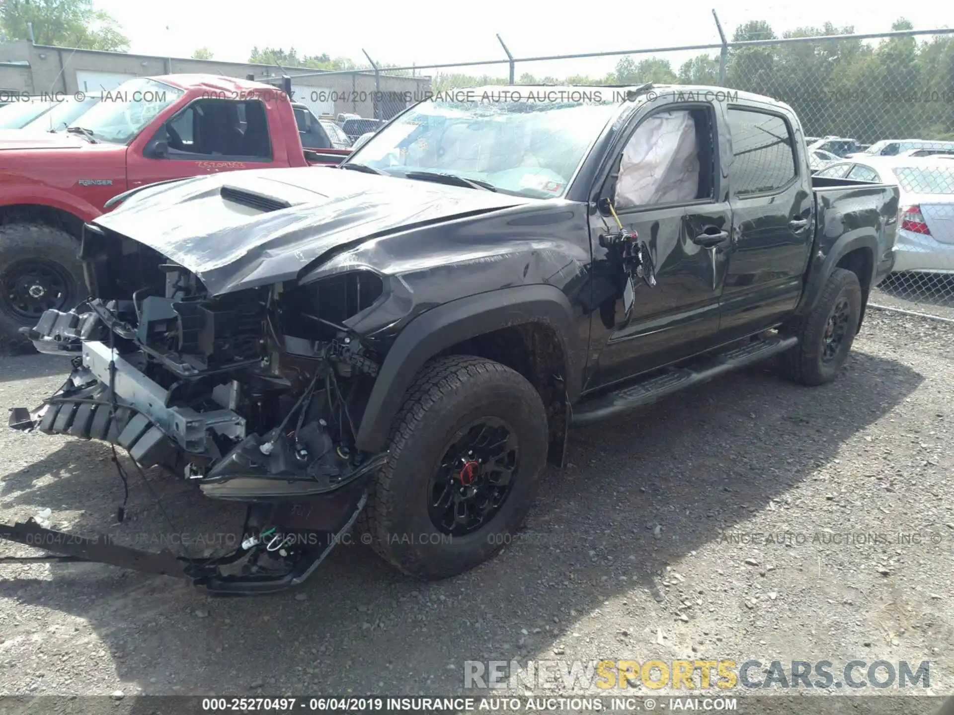 2 Photograph of a damaged car 5TFCZ5AN5KX189720 TOYOTA TACOMA 2019