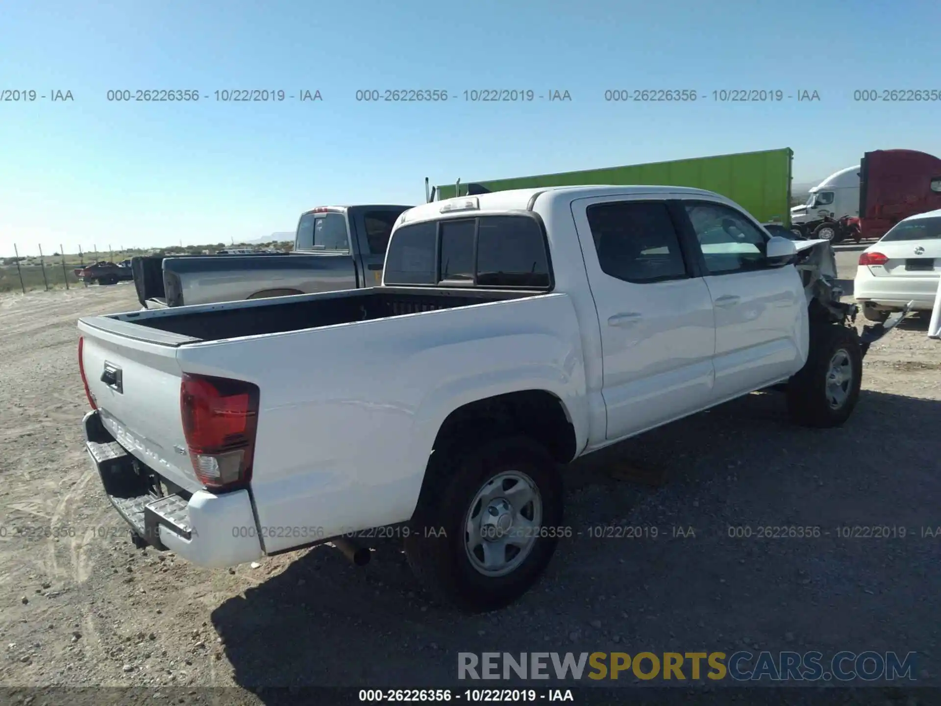 4 Photograph of a damaged car 5TFCZ5AN5KX194609 TOYOTA TACOMA 2019