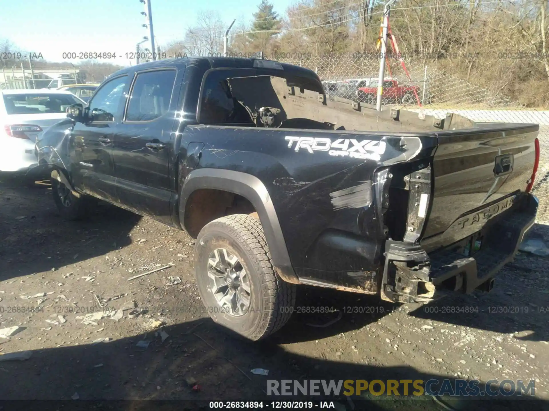 3 Photograph of a damaged car 5TFCZ5AN5KX195033 TOYOTA TACOMA 2019