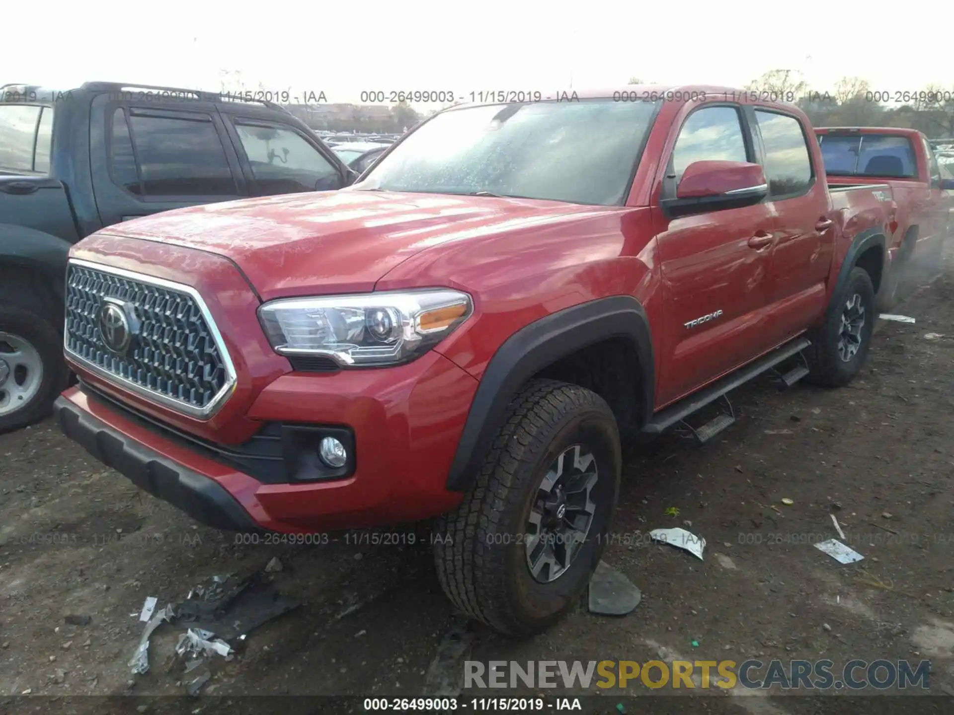 2 Photograph of a damaged car 5TFCZ5AN5KX195940 TOYOTA TACOMA 2019