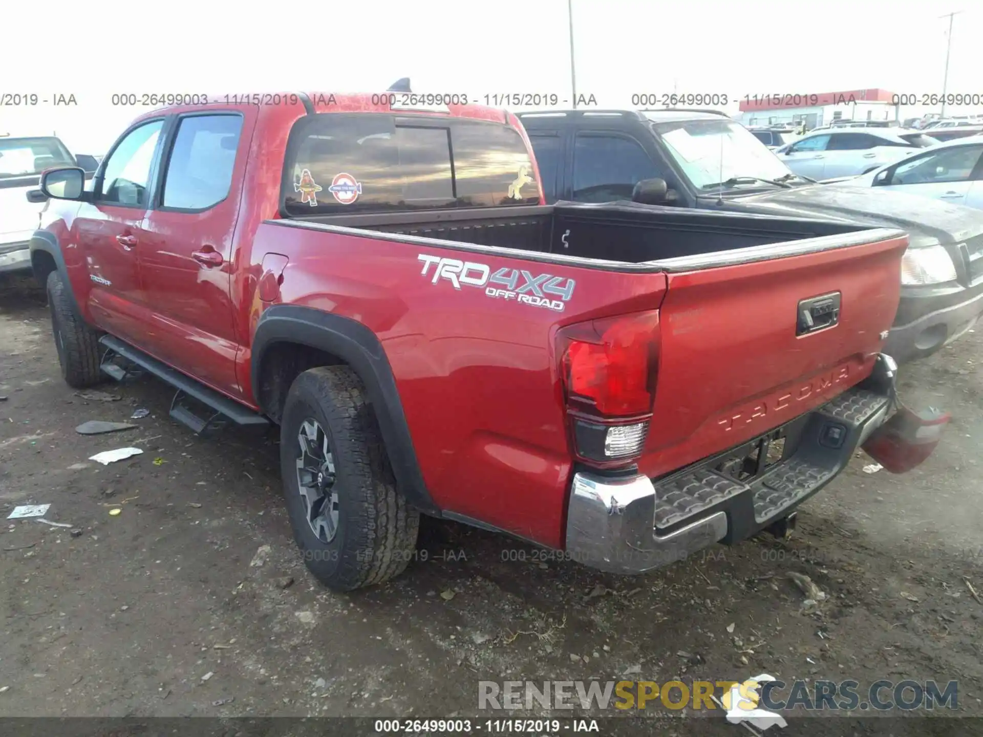 3 Photograph of a damaged car 5TFCZ5AN5KX195940 TOYOTA TACOMA 2019