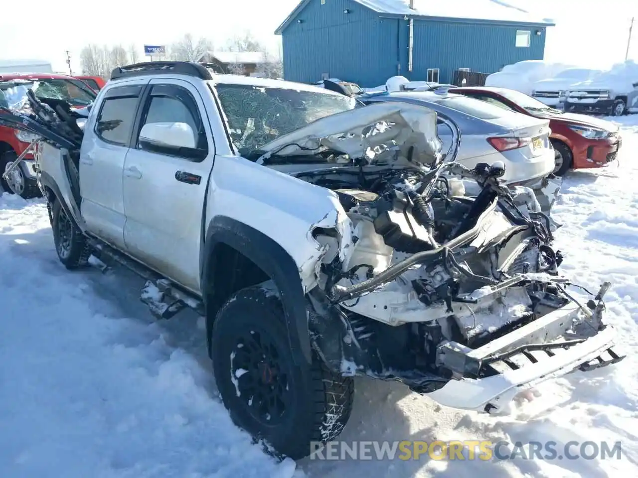 1 Photograph of a damaged car 5TFCZ5AN5KX205298 TOYOTA TACOMA 2019