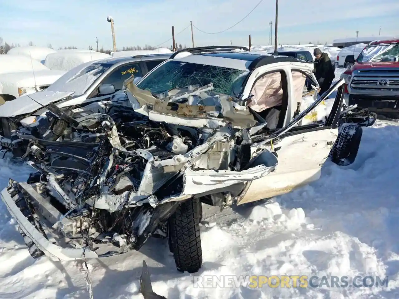 2 Photograph of a damaged car 5TFCZ5AN5KX205298 TOYOTA TACOMA 2019