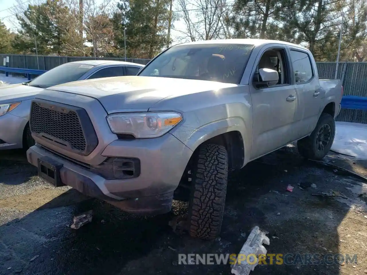 2 Photograph of a damaged car 5TFCZ5AN5KX207097 TOYOTA TACOMA 2019