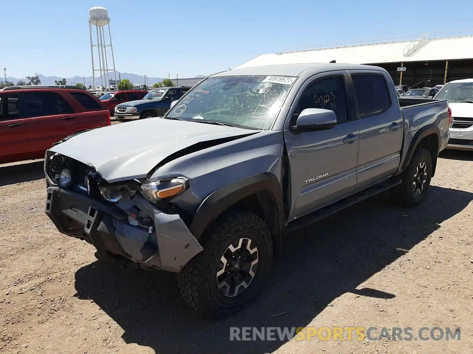 2 Photograph of a damaged car 5TFCZ5AN6KX168231 TOYOTA TACOMA 2019