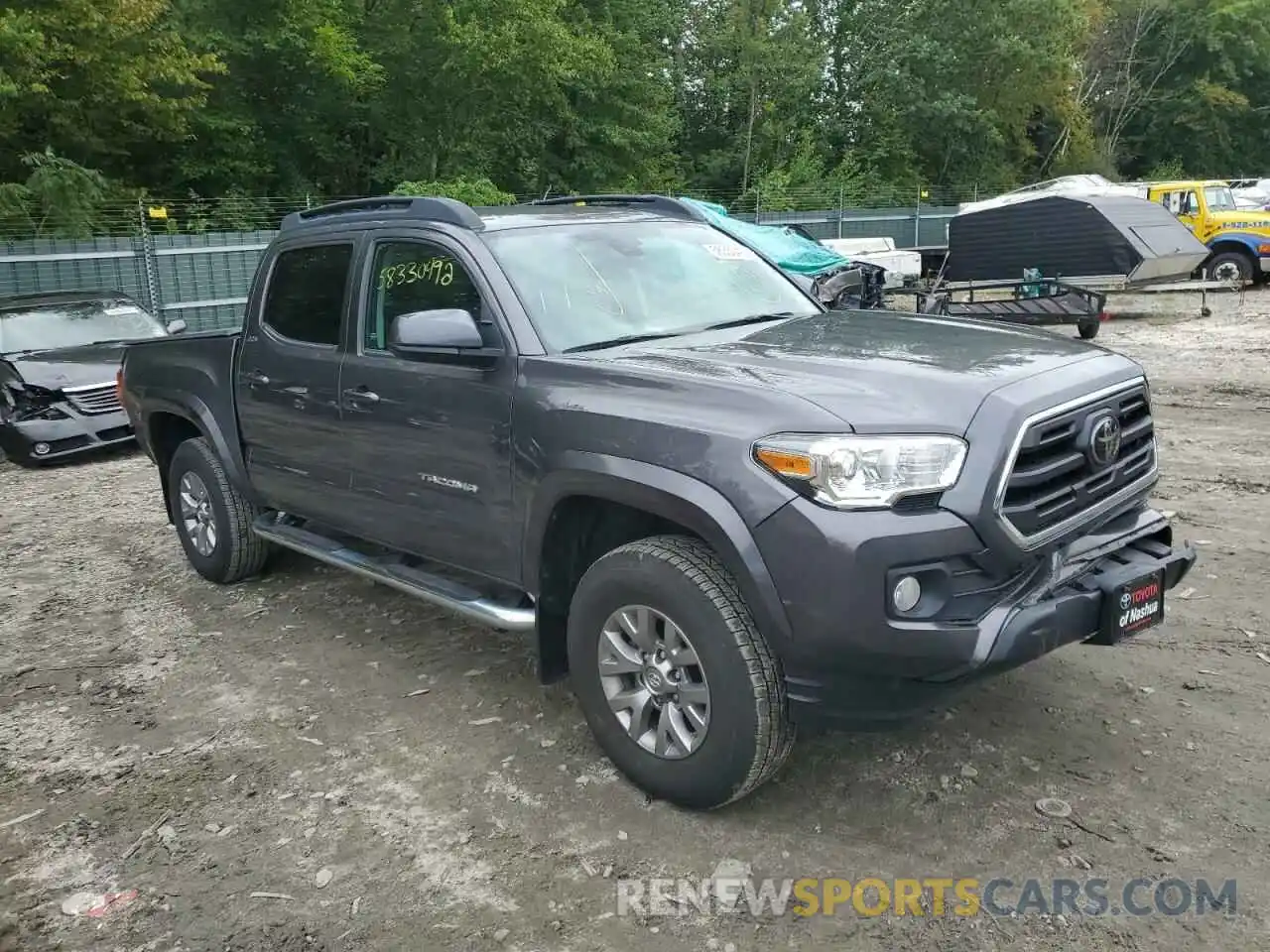 1 Photograph of a damaged car 5TFCZ5AN6KX169802 TOYOTA TACOMA 2019