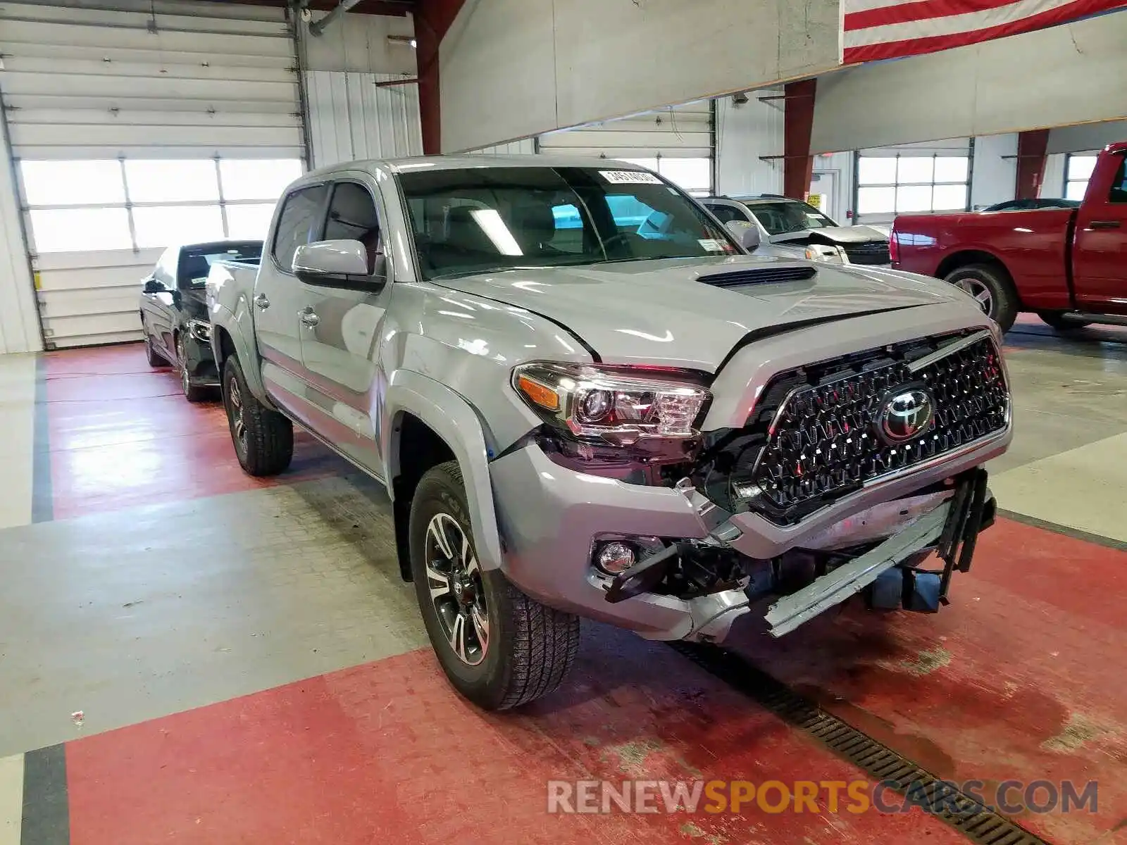 1 Photograph of a damaged car 5TFCZ5AN6KX170514 TOYOTA TACOMA 2019