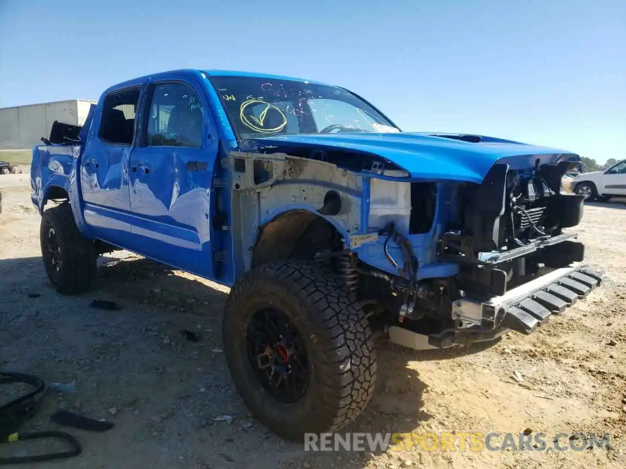 1 Photograph of a damaged car 5TFCZ5AN6KX173526 TOYOTA TACOMA 2019