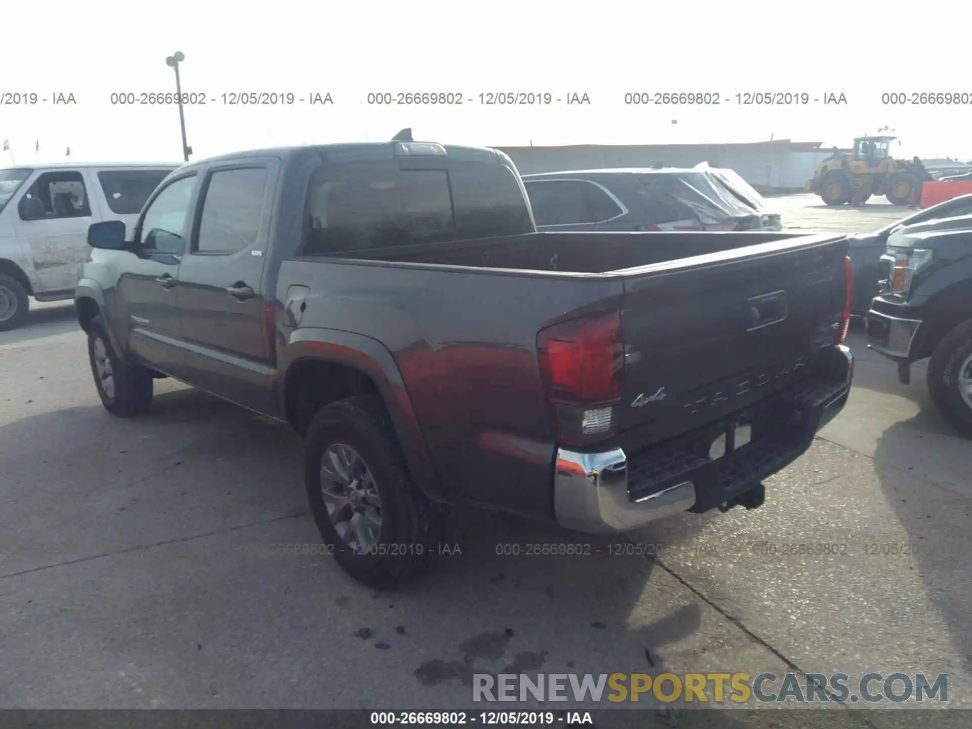 3 Photograph of a damaged car 5TFCZ5AN6KX174482 TOYOTA TACOMA 2019