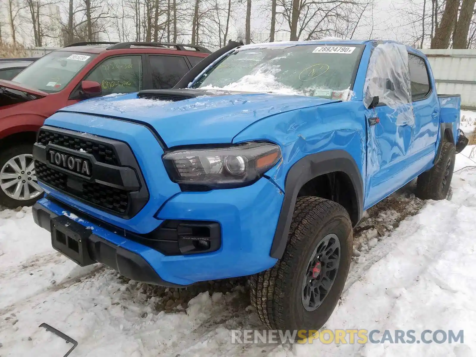 2 Photograph of a damaged car 5TFCZ5AN6KX179763 TOYOTA TACOMA 2019