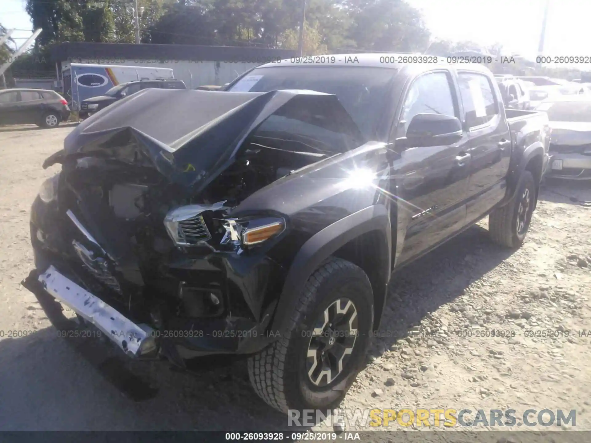 2 Photograph of a damaged car 5TFCZ5AN6KX183005 TOYOTA TACOMA 2019