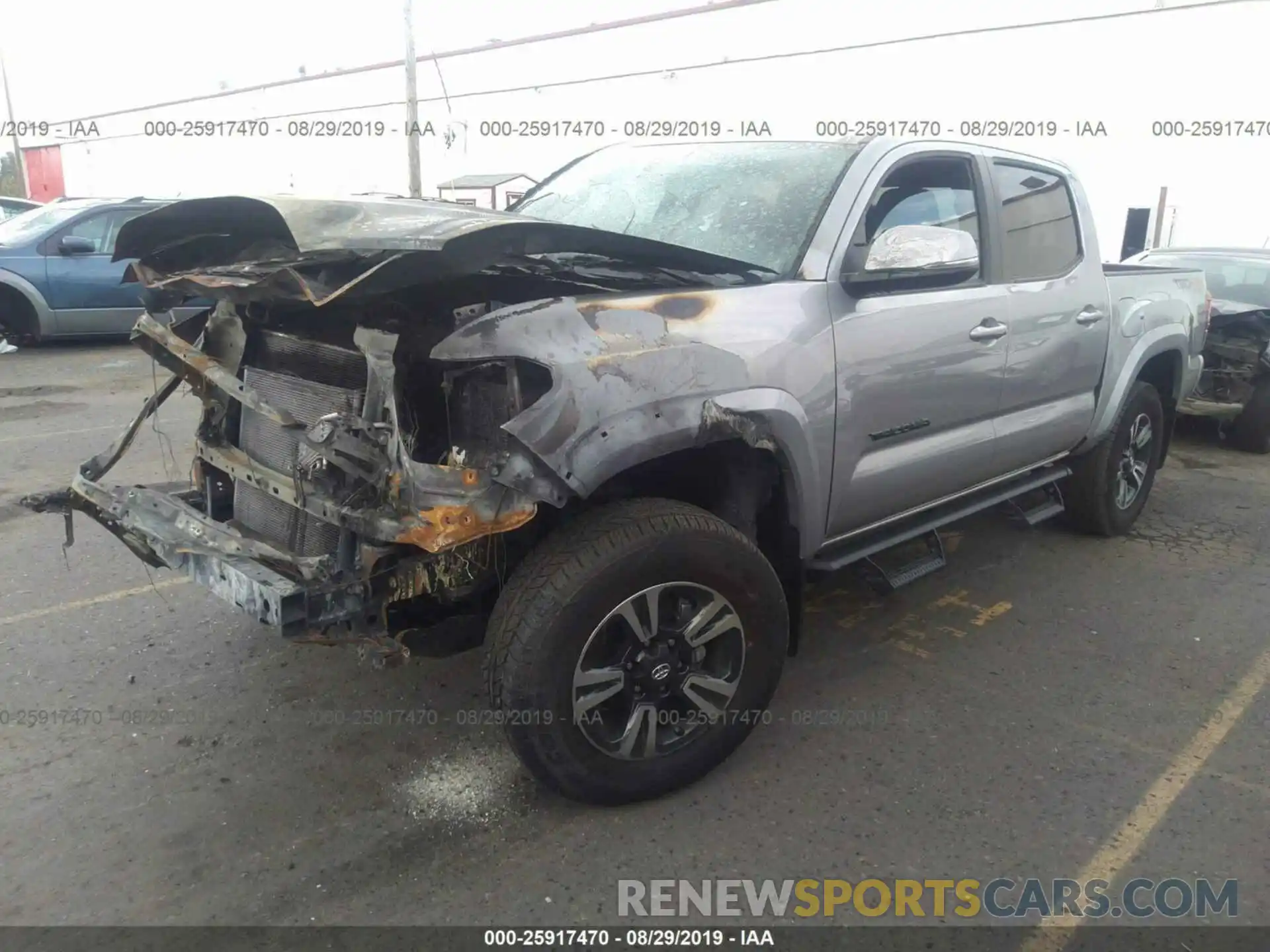 2 Photograph of a damaged car 5TFCZ5AN6KX183750 TOYOTA TACOMA 2019