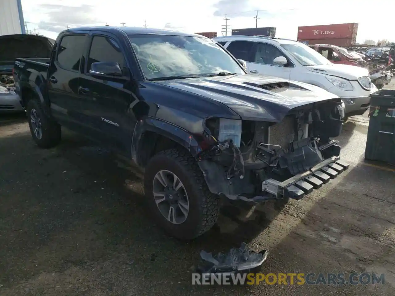 1 Photograph of a damaged car 5TFCZ5AN6KX185787 TOYOTA TACOMA 2019