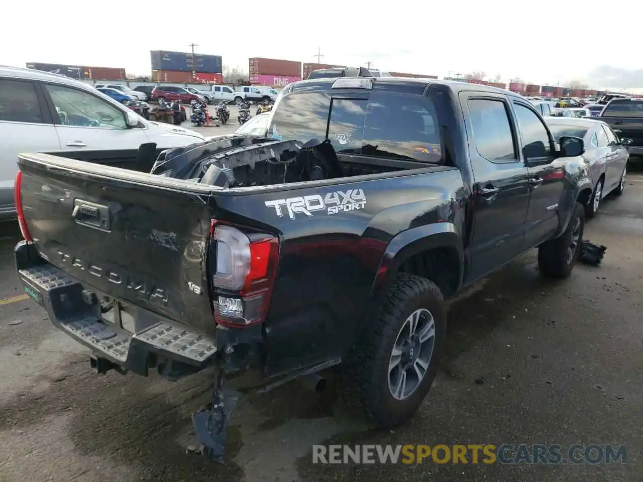 4 Фотография поврежденного автомобиля 5TFCZ5AN6KX185787 TOYOTA TACOMA 2019