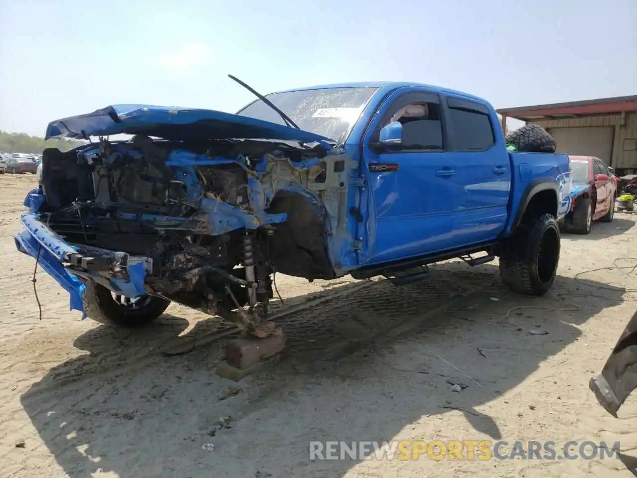 2 Photograph of a damaged car 5TFCZ5AN6KX185823 TOYOTA TACOMA 2019