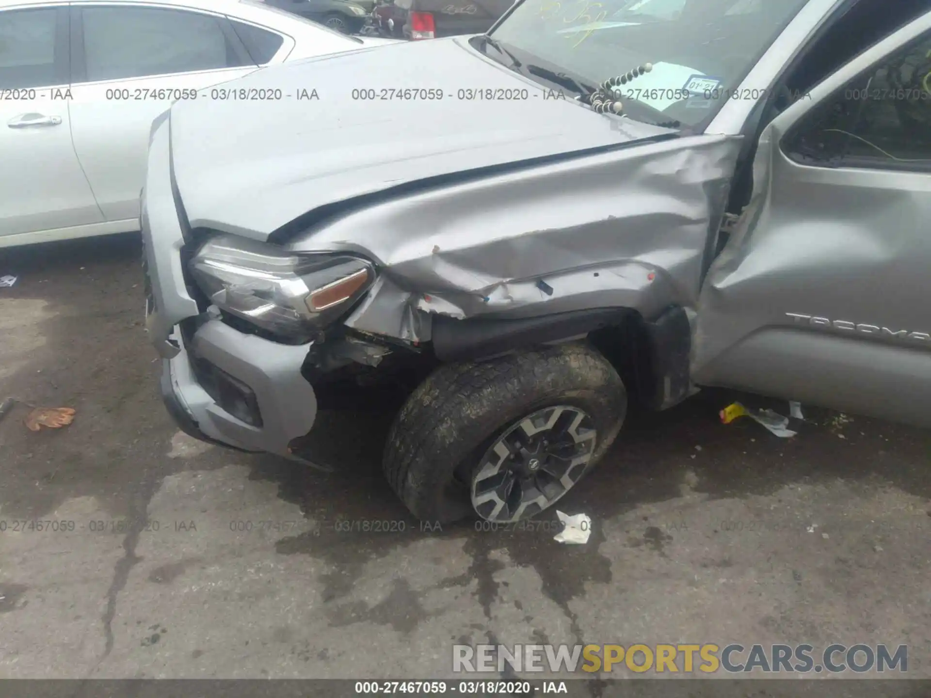 6 Photograph of a damaged car 5TFCZ5AN6KX186485 TOYOTA TACOMA 2019