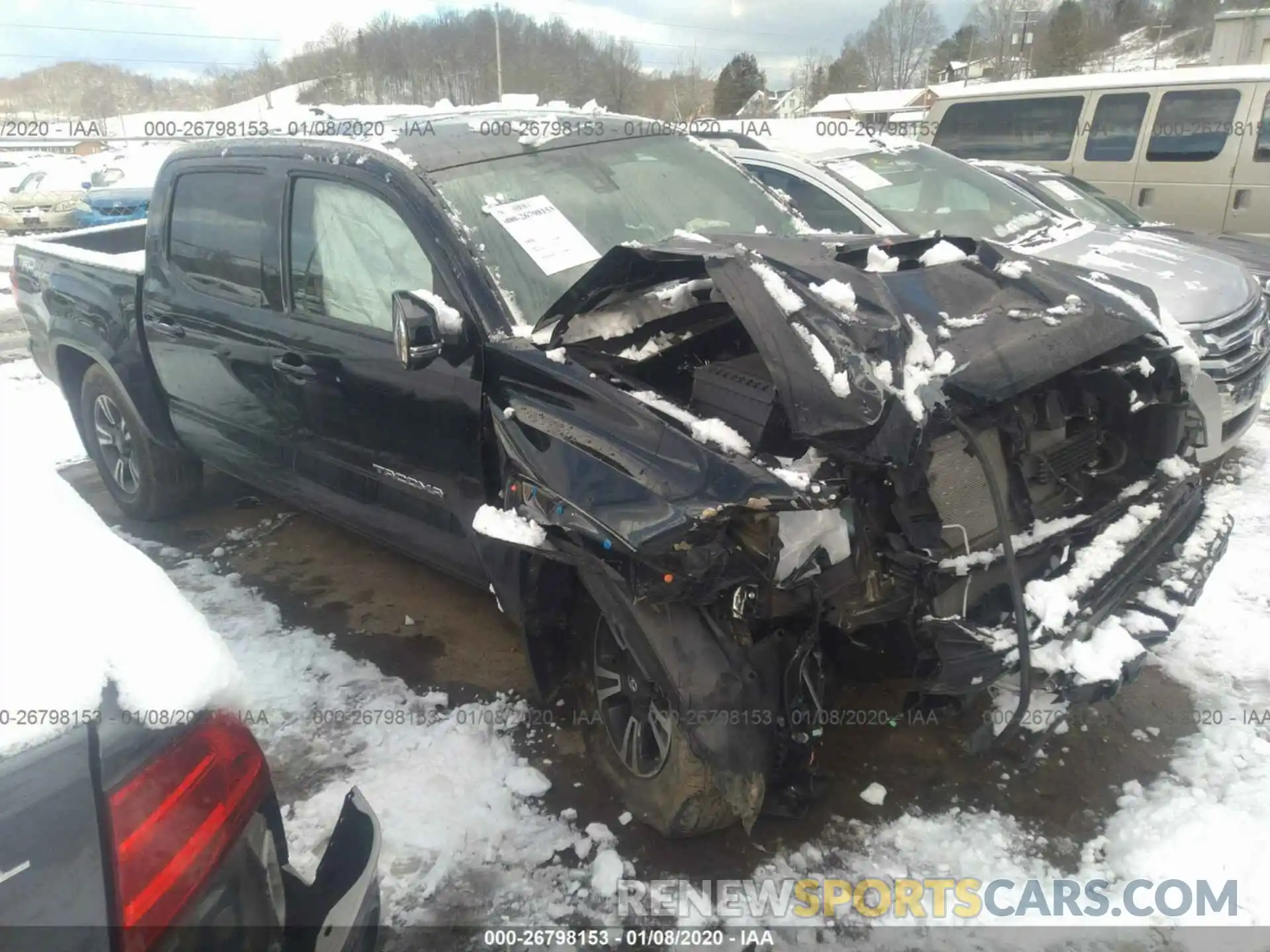 1 Photograph of a damaged car 5TFCZ5AN6KX188429 TOYOTA TACOMA 2019