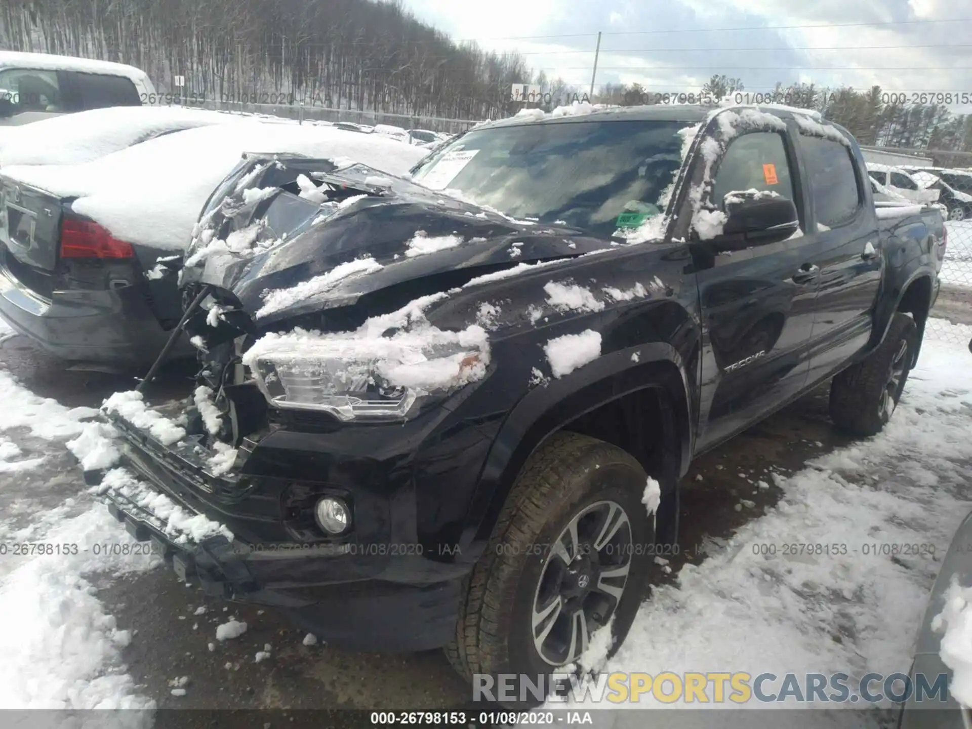 2 Photograph of a damaged car 5TFCZ5AN6KX188429 TOYOTA TACOMA 2019