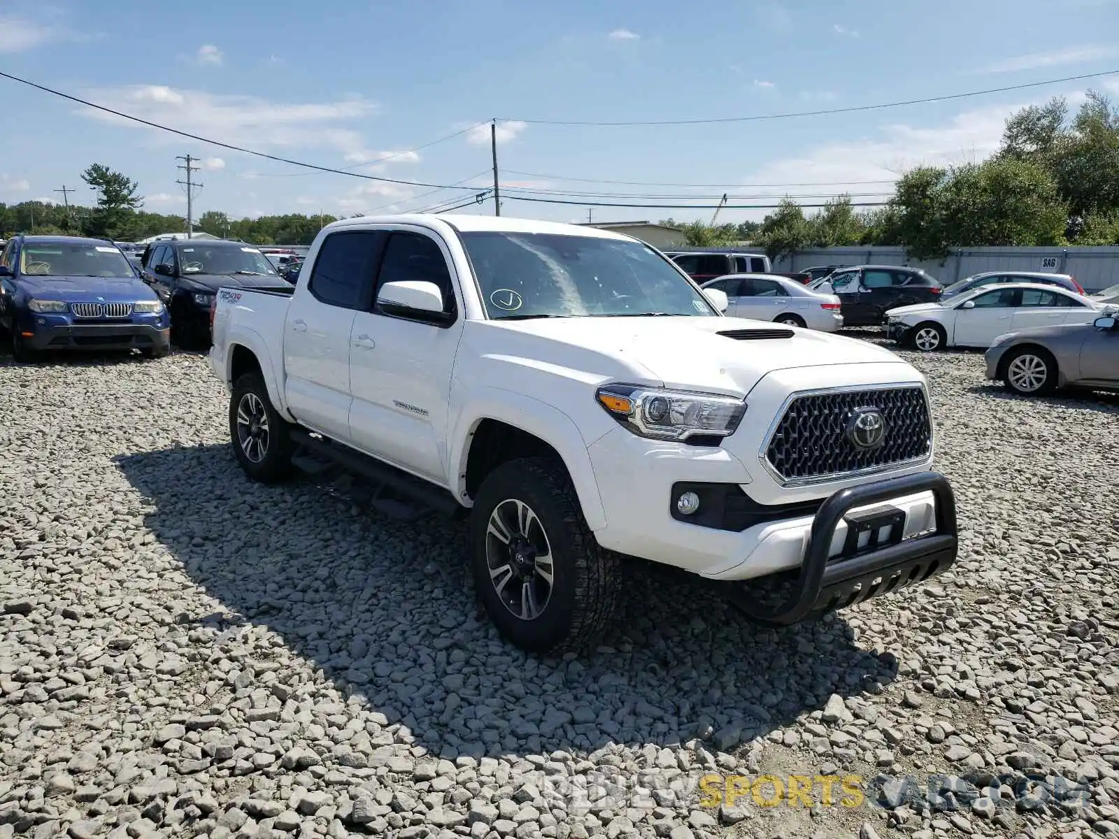 1 Photograph of a damaged car 5TFCZ5AN6KX191153 TOYOTA TACOMA 2019