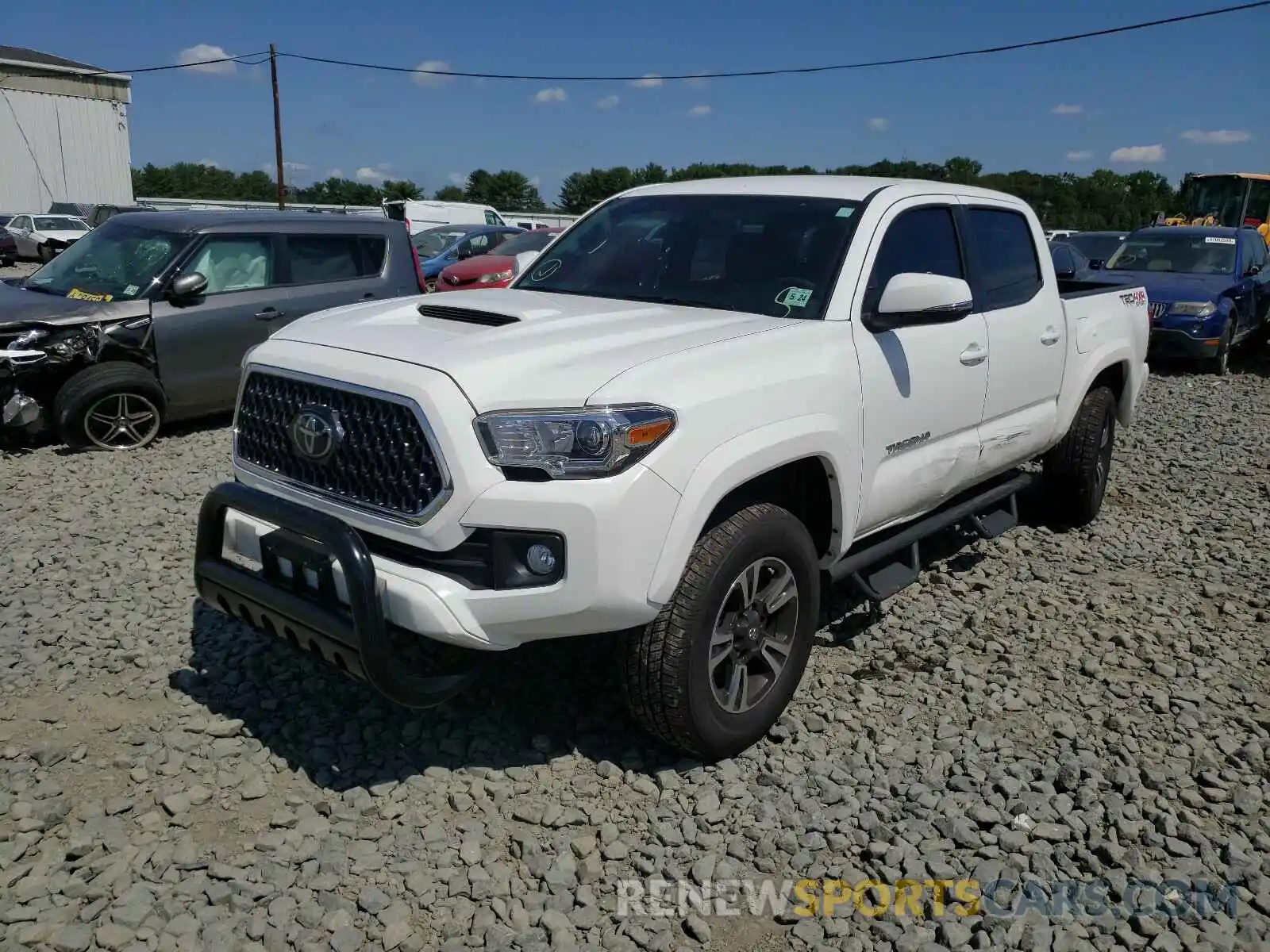 2 Photograph of a damaged car 5TFCZ5AN6KX191153 TOYOTA TACOMA 2019